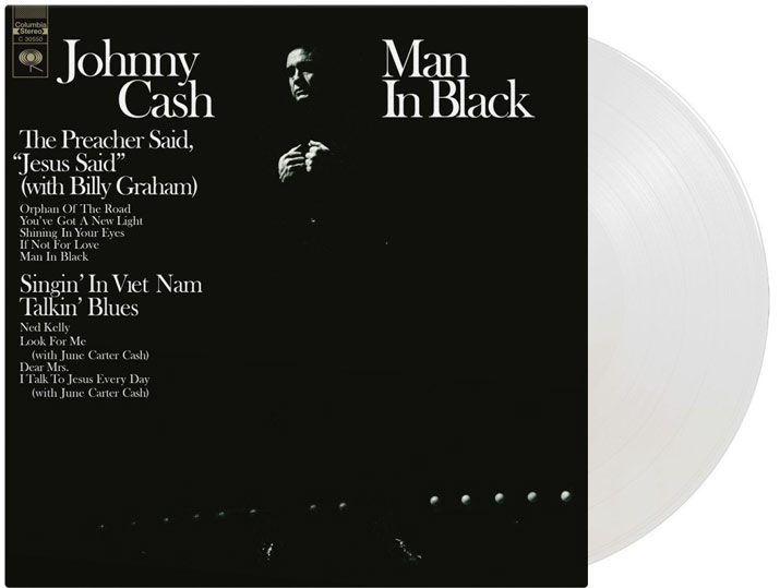 Johnny cash man in black vinyl lp edition collector limite