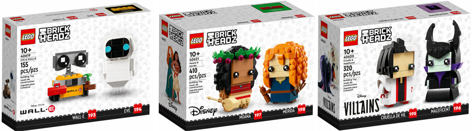 LEGO brickheadz disney 2023
