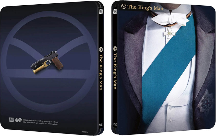 The kings man premiere mission Blu ray 4K ultra HD 2022 Steelbook collector