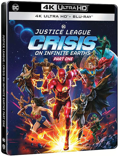 steelbook anime justice league crisis on infinite earth bluray 4k