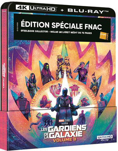 gardiens galaxie volume 3 edition fnac steelbook bluray 4k