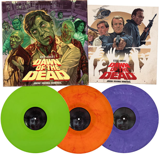 Dawn of the dead vinyl lp ost soundtrack romero vinyl LP edition 3lp