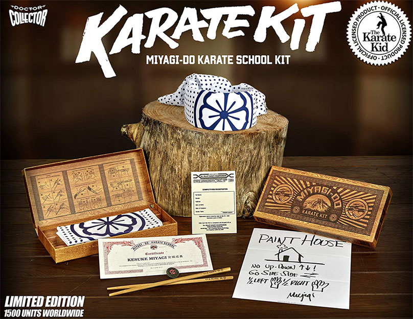 coffret collector edition limitee Karate Kid miyago do karate School Kit
