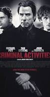 Criminal Activities Blu-ray DVD travolta