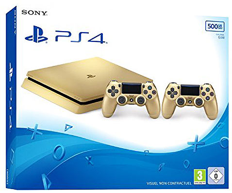 Console-PS4-Playstation-4-edition-collector-Gold-2017