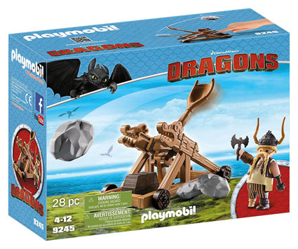 Playmobil-9245-Dragons-Gueulfor-Catapulte-armes