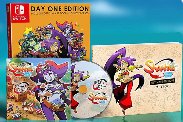 SHANTAE-EDITION-DAY-ONE-Collector-artbook-PS4-Nintendo-Switch