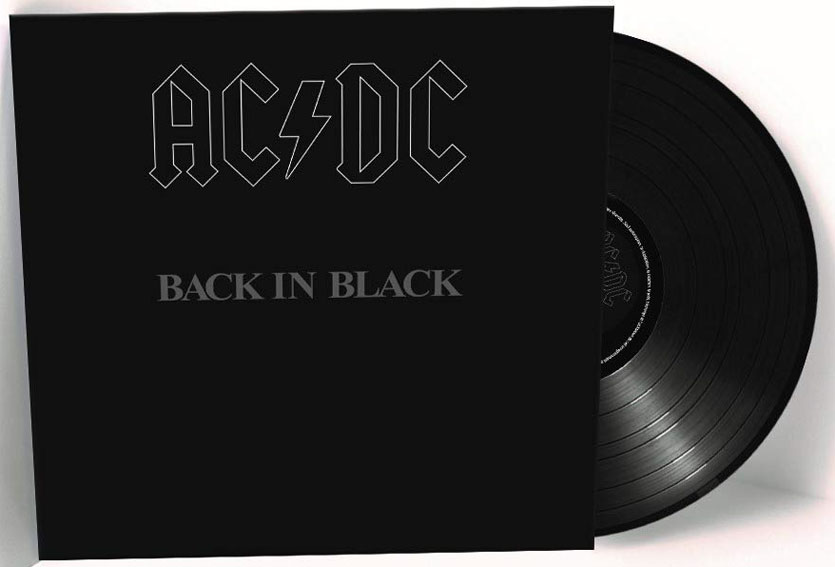 ACDC edition vinyle lp noir 40th anniversary