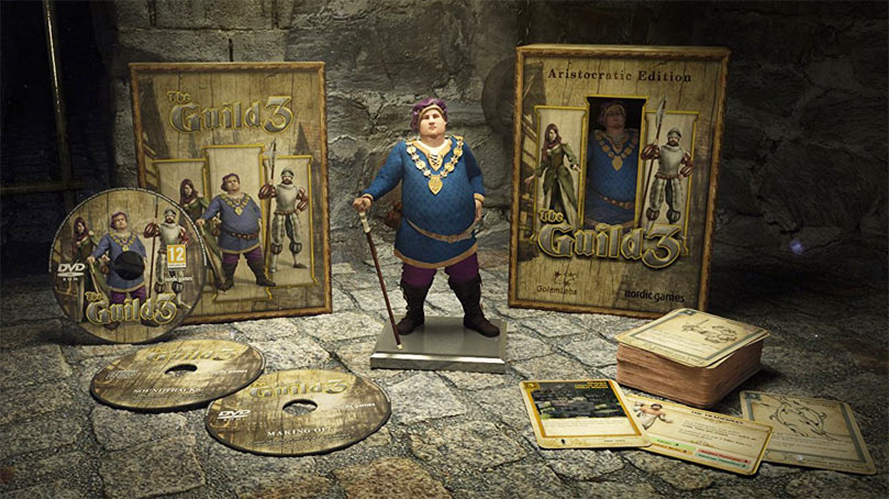 The-Guild-3-edition-collector-PC-aristocratic-edition-figurine-jeu-de-carte-BO