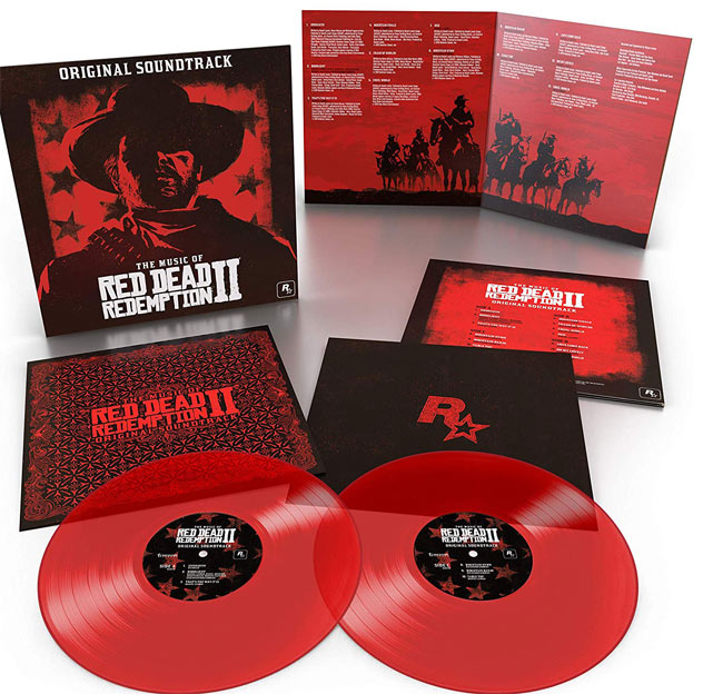 OST red dead redemption 2 coffret collector Vinyle LP rouge