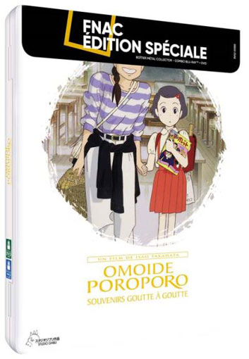 Omoide Poroporo steelbook edition collector blu ray dvd boitier metal studio ghibli