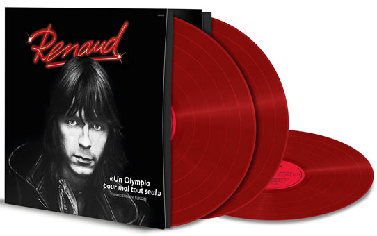Renaud-Olympia-pour-moi-tout-seul-edition-Limitee-3-vinyles-LP-edition-limitee-Rouge