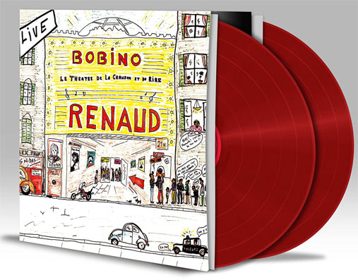 Renaud-à-Bobino-2-vinyles-LP-rouge-live-edition-limitee
