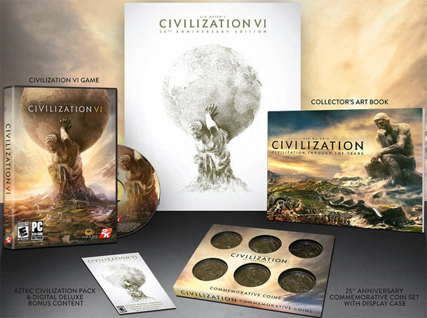 edition-collector-Civilization-VI-25-anniversaire-anniversary-PC