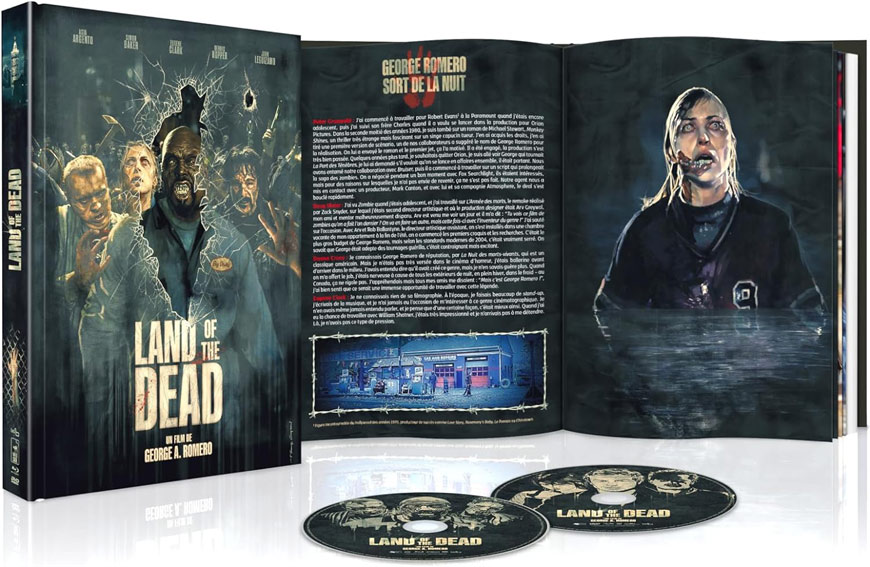 Land of the dead coffret collector bluray dvd 4k romero