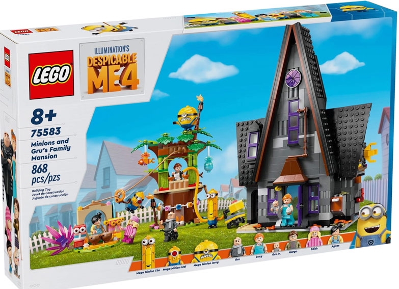 Lego 75583 moi moche mechant 4 maison manoir Minions et Gru