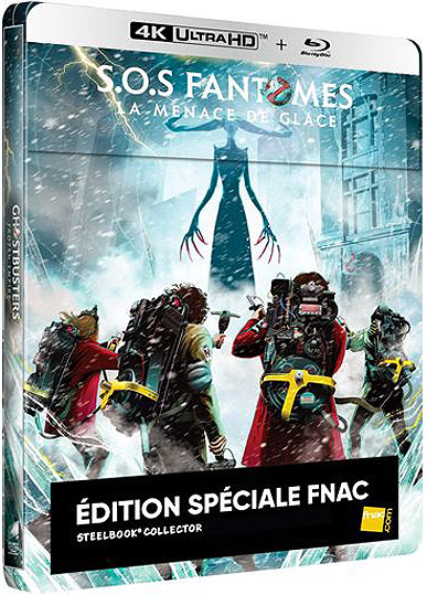 SOS Fantomes Menace glace Steelbook Blu ray 4K Ultra HD edition exclu limitee