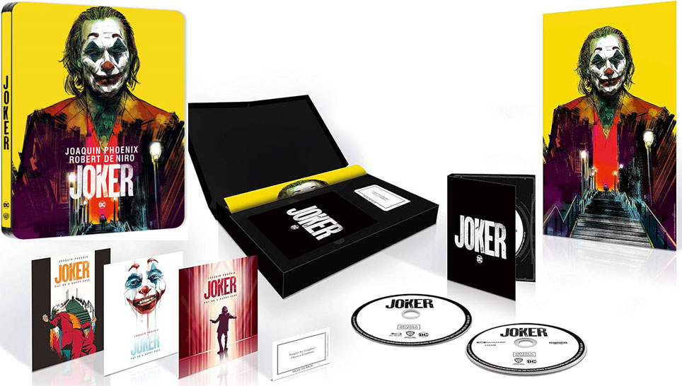 Coffret steelbook collector Joker film bluray 4K Ultra HD UHD