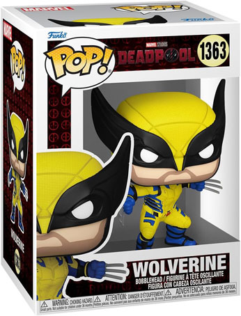 Funko pop wolverine cerval jaune noir bleu