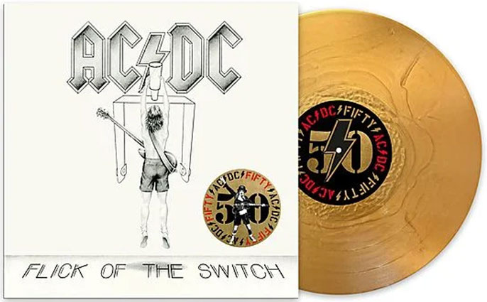 ACDC Flick of the switch vinyl LP 50th anniversary