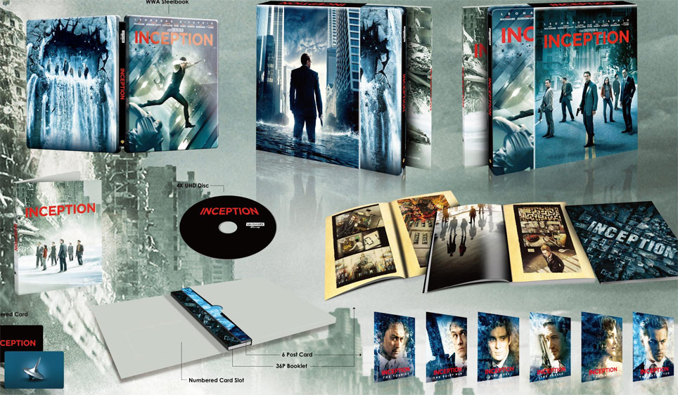 inception coffret collector steelbook bluray 4k 2024 edition