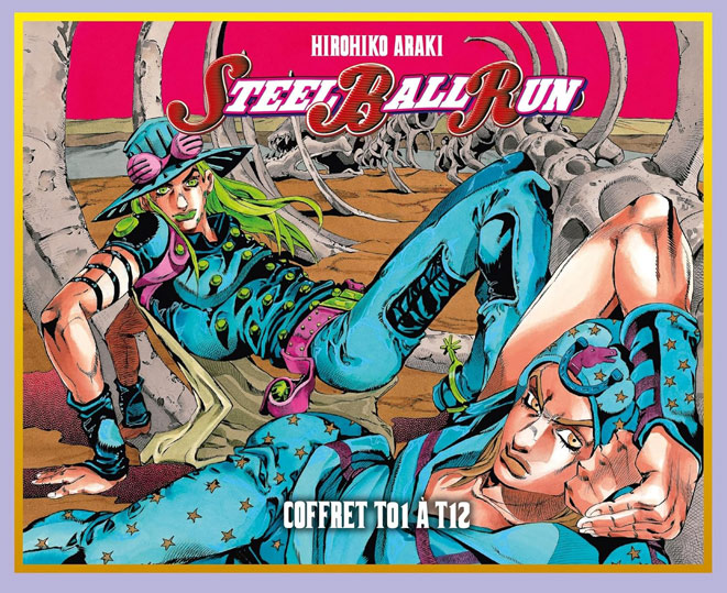 Coffret manga jojo steel ball run tome 1 a 12 t1 t12 edition collector