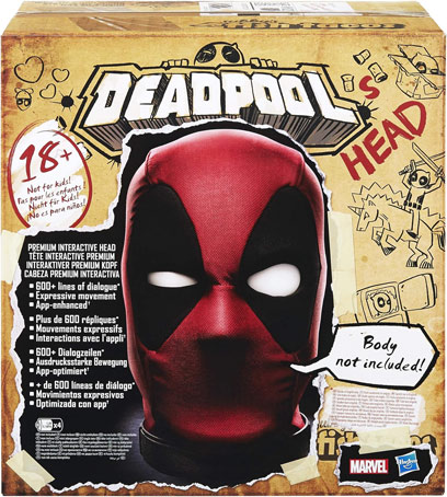 Marvel tete deadpool parlante Head interactive figurine collector premium