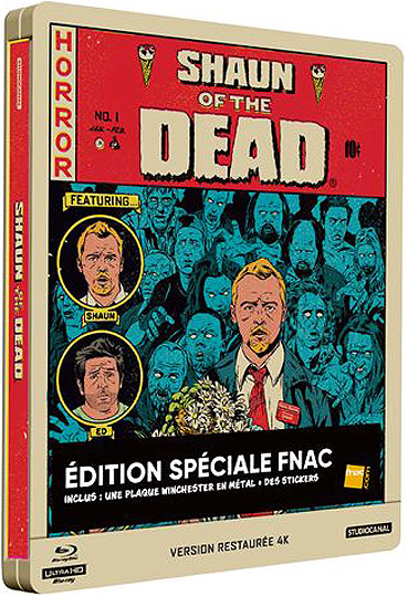 Shaun of the dead edition steelbook collector bluray 4k ultra hd