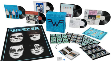 0 weezer rock vinyl box collector blue