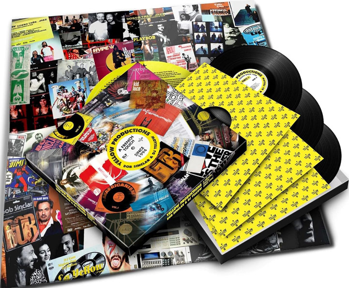 Bob Sinclar french touch since 1994 coffret triple vinyle LP 3LP edition collector DJ Yellow