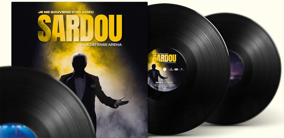 Sardou je me souvien un adieu defense arena concert CD Vinyle edition collector limitee 2024