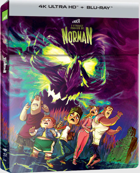 anime etrange pouvoir de Norman steelbook collector bluray 4k ultra hd