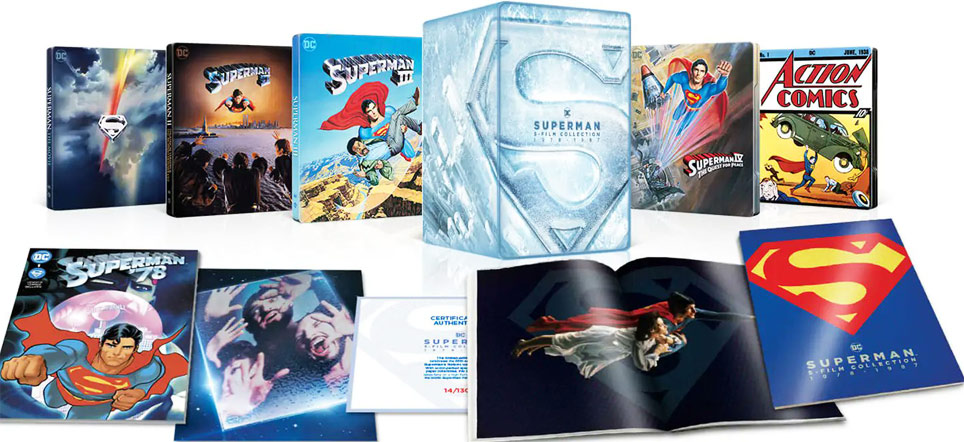 Superman coffret integrale films 4K Ultra HD UHD steelbook collector