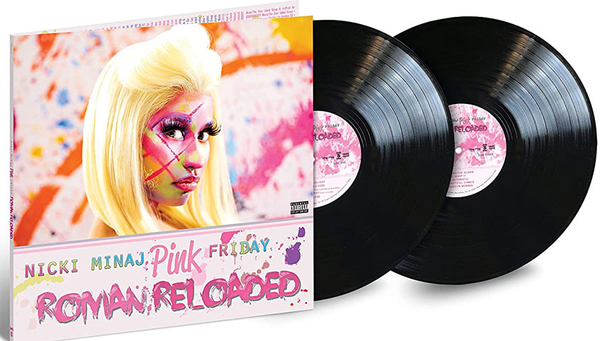 Nicki minaj pink friday roman reloaded vinyl lp 2lp 10th anniversary