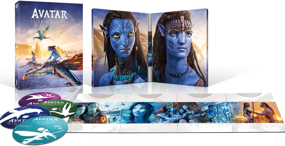 Avatar 2 coffret collector voie eau bluray 4k ultra HD