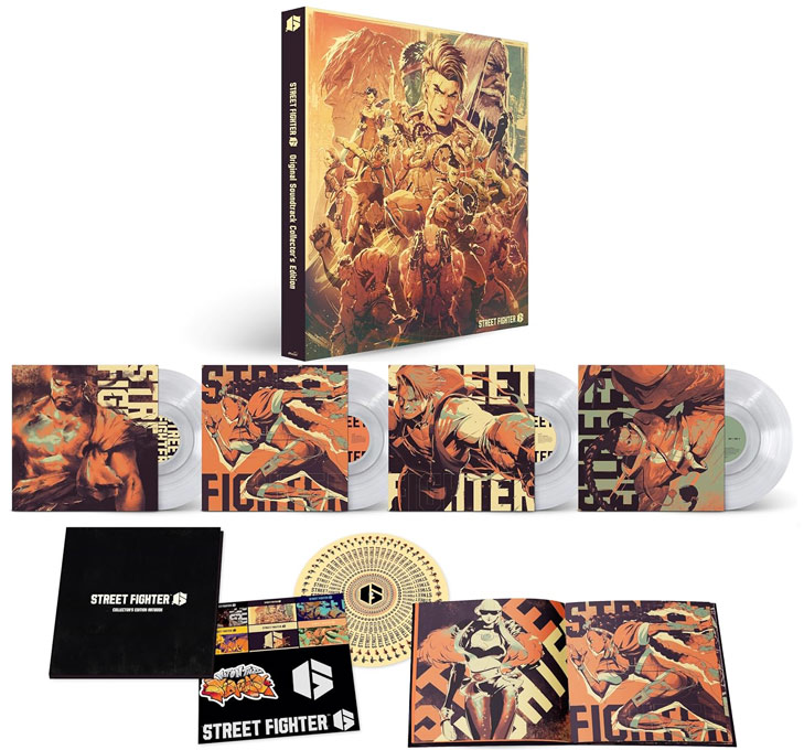 Street fighter 6 bande originale ost soundtrack vinyl lp 4LP coffret box collector