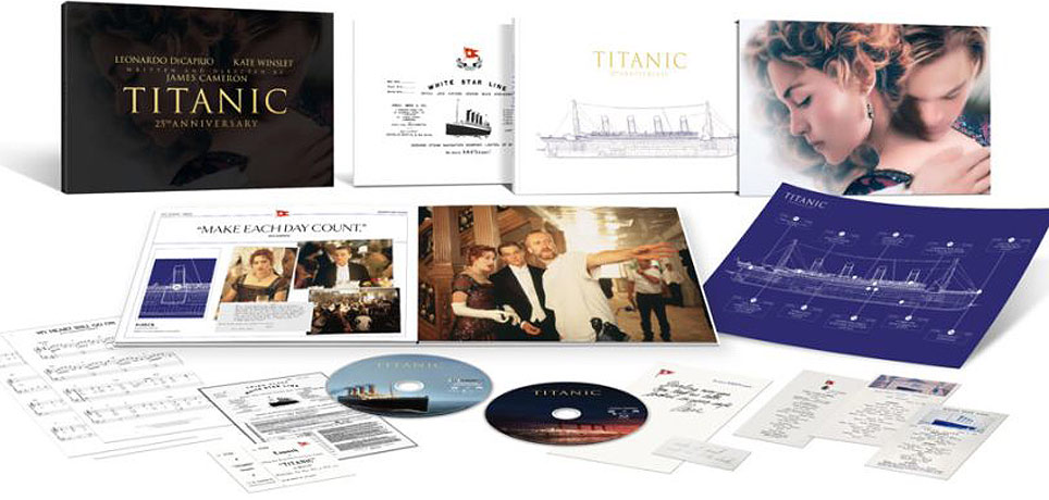 Titanic coffret collector edition limitee bluray 4k goodies edition 2024