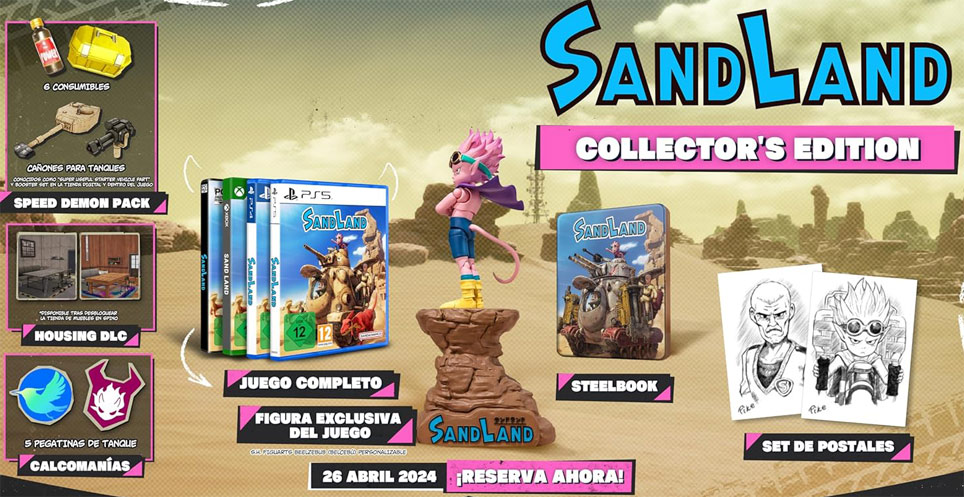 sand land coffret box collector ps5 ps4 xbox jeux video