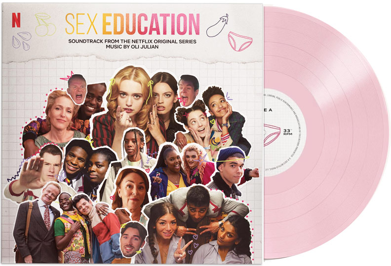 sex education ost soundtrack vinyl lp edition colore rose pink Collector netflix