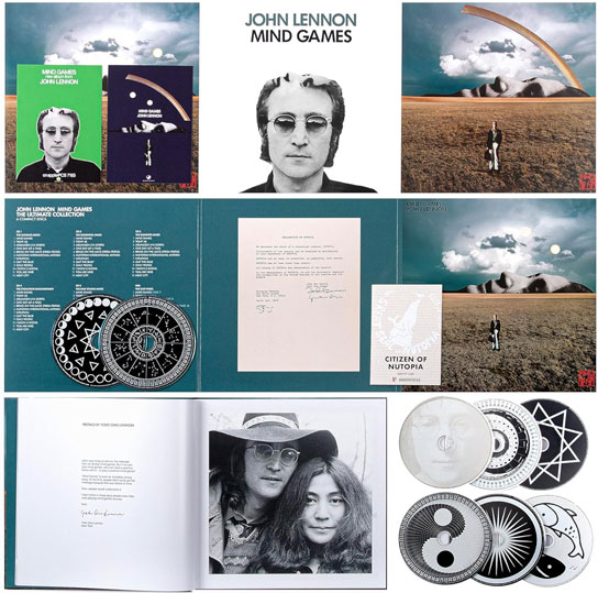 Mind games coffret box collector 50th anniversary CD Bluray