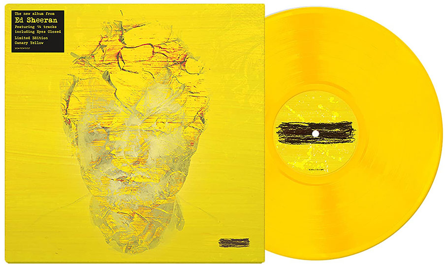 ed sheeran nouvel album 2023 substract edition vinyl lp colletor colore