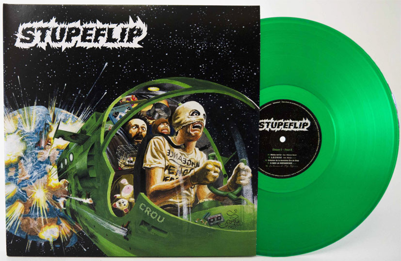 stupeflip vinyl lp album 20 anniversaire 2023 edition colore vert