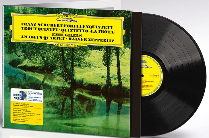 Schubert Piano Quintet vinyl lp edition limitee numerote deutsche grammophon 125 ans