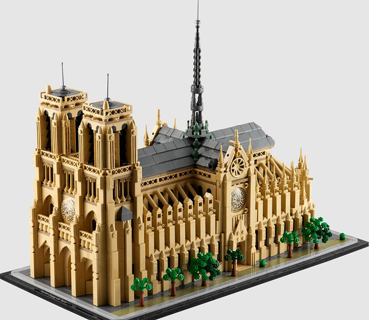 Lego cathedrale paris notre dame collector