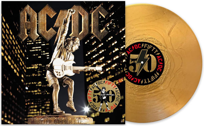 acdc Stiff Upper Lip vinyl lp edition 50th anniversary