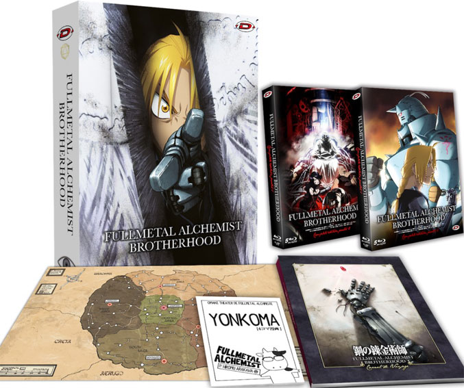 fullmetal alchemist brotherhood integrale blu ray collector anime