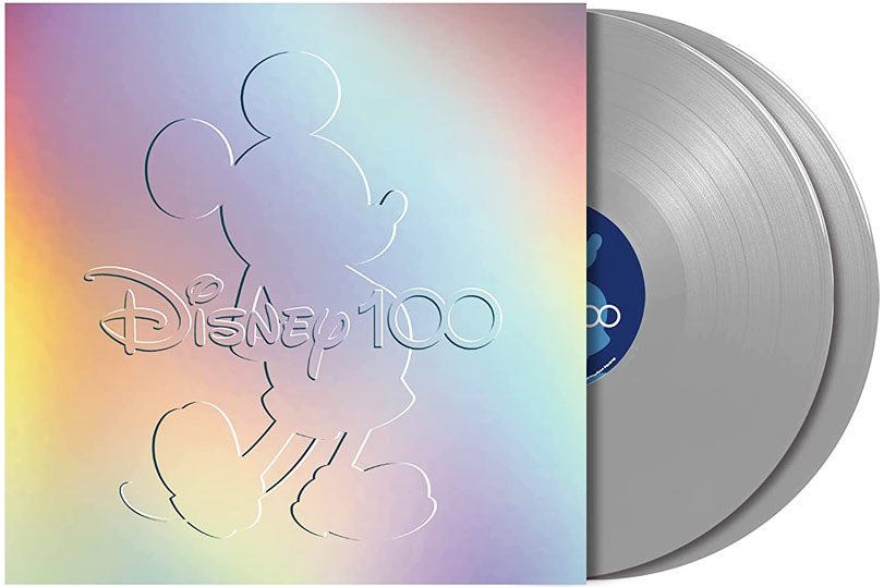 Disney 100 edition double vinyle LP limite colore argent collector