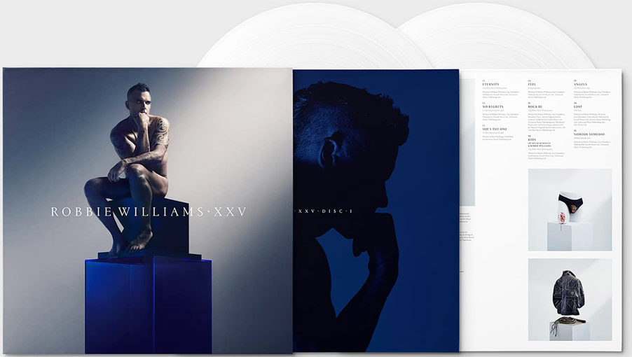 Robbie Williams XXV 25 album edition limitee vinyle lp 2LP cd
