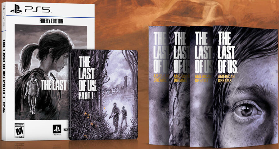 The Last of Us PS5 Edition collector steelbook firefly