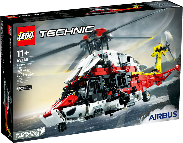 helicoptere secours Airbus H175 Lego 42145 Technic
